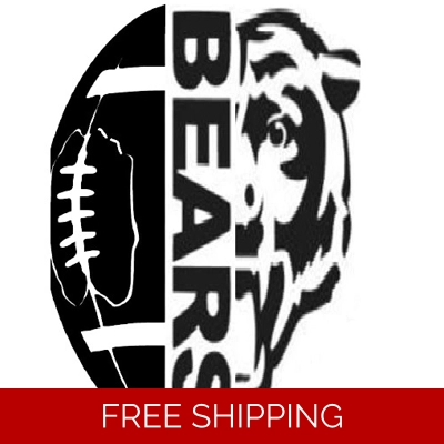 NFL football Chicago Bears Die Cut Vinyl Decal sticker NFL football Chicago Bears Die Cut Vinyl Decal sticker